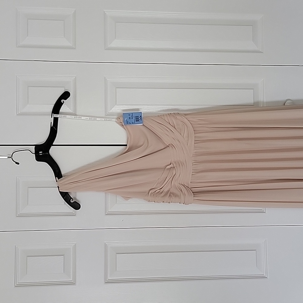 Nwt David's Bridal Bridesmaid dress - champagne sz 14